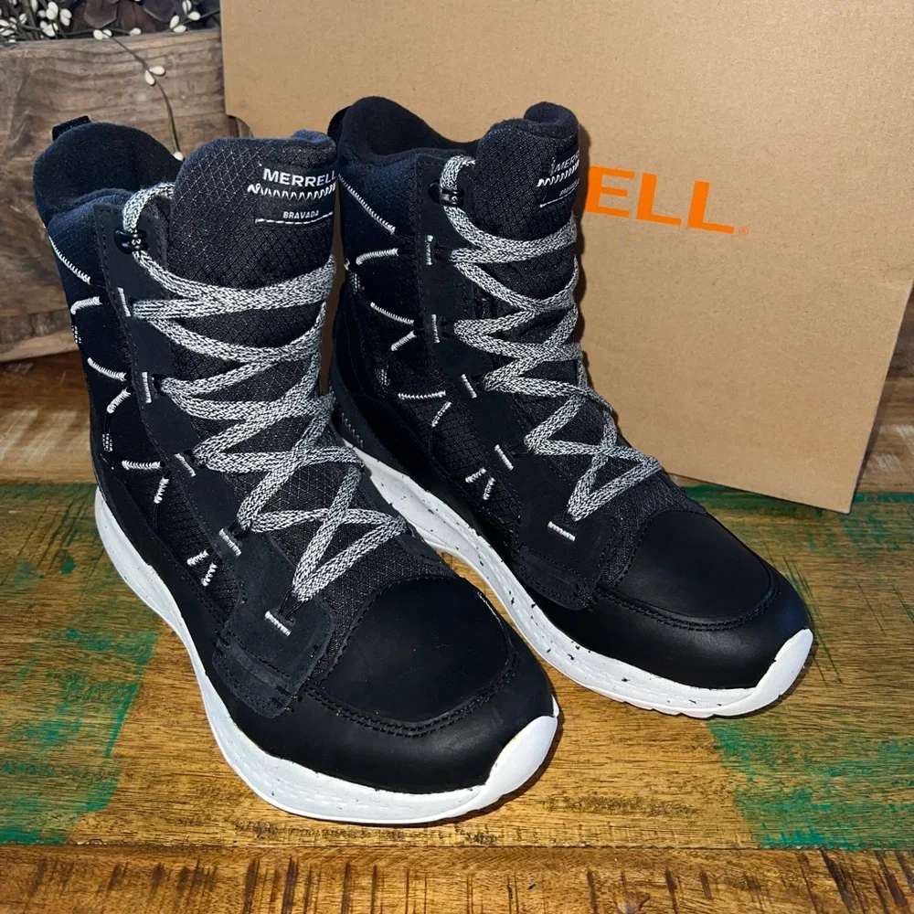 Merrell Bravada 2 Thermo Boot. Black/white. Size 9. NWT NIB - Picture 9 of 9